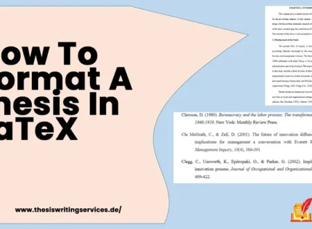 Formatting a thesis in LaTeX - A Comprehensive Guide!
