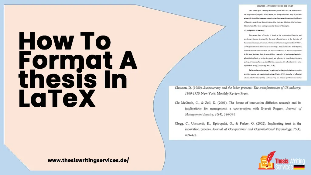 Formatting a thesis in LaTeX - A Comprehensive Guide!